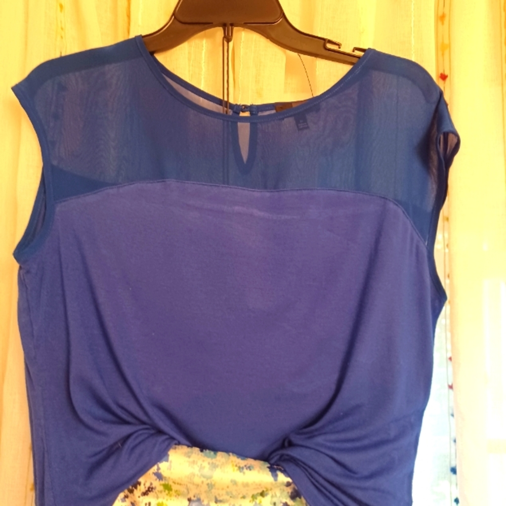 THE LIMITED ROYAL BLUE WOMEN'S TOP Size M